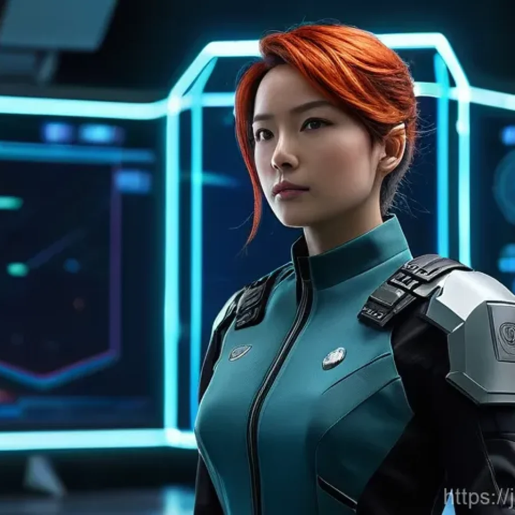 승리의여신 니케 메타 변화 예측 - **Prompt:** A futuristic, dimly lit command center. A confident, androgynous commander (or a female ...