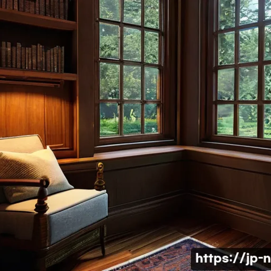 승리의여신 니케 커스텀 룸 만들기 - Prompt 1: The Serene Nikke's Reading Nook**