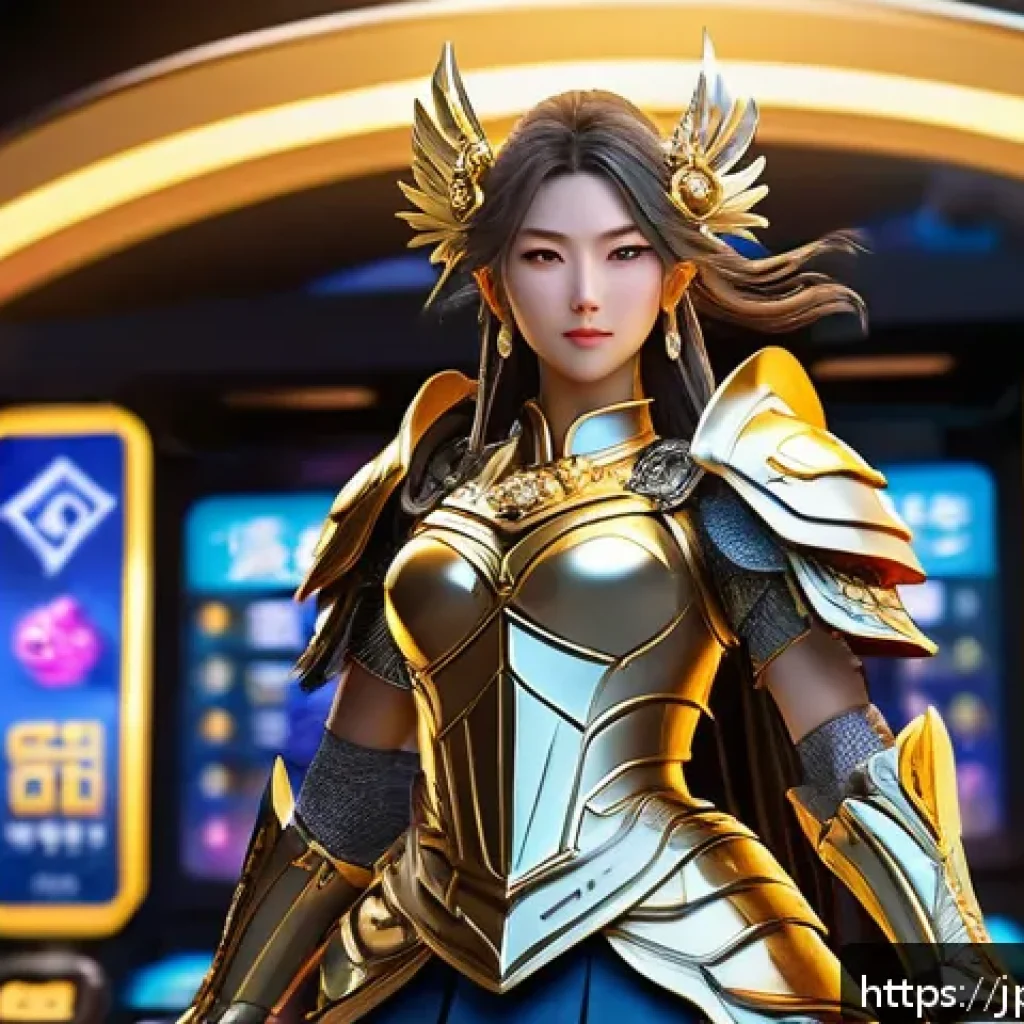 승리의여신 니케 가챠 시스템 이해하기 - A vibrant fantasy game scene featuring a confident female warrior character from "Goddess of Victory...