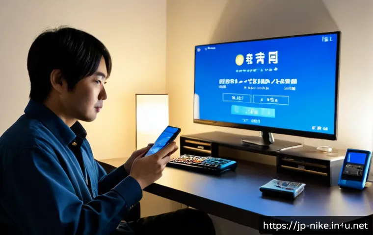 승리의여신 니케 유료 가챠 분석 - Photorealistic editorial scene of a Japanese adult gamer at a tidy home desk, thoughtfully comparing...